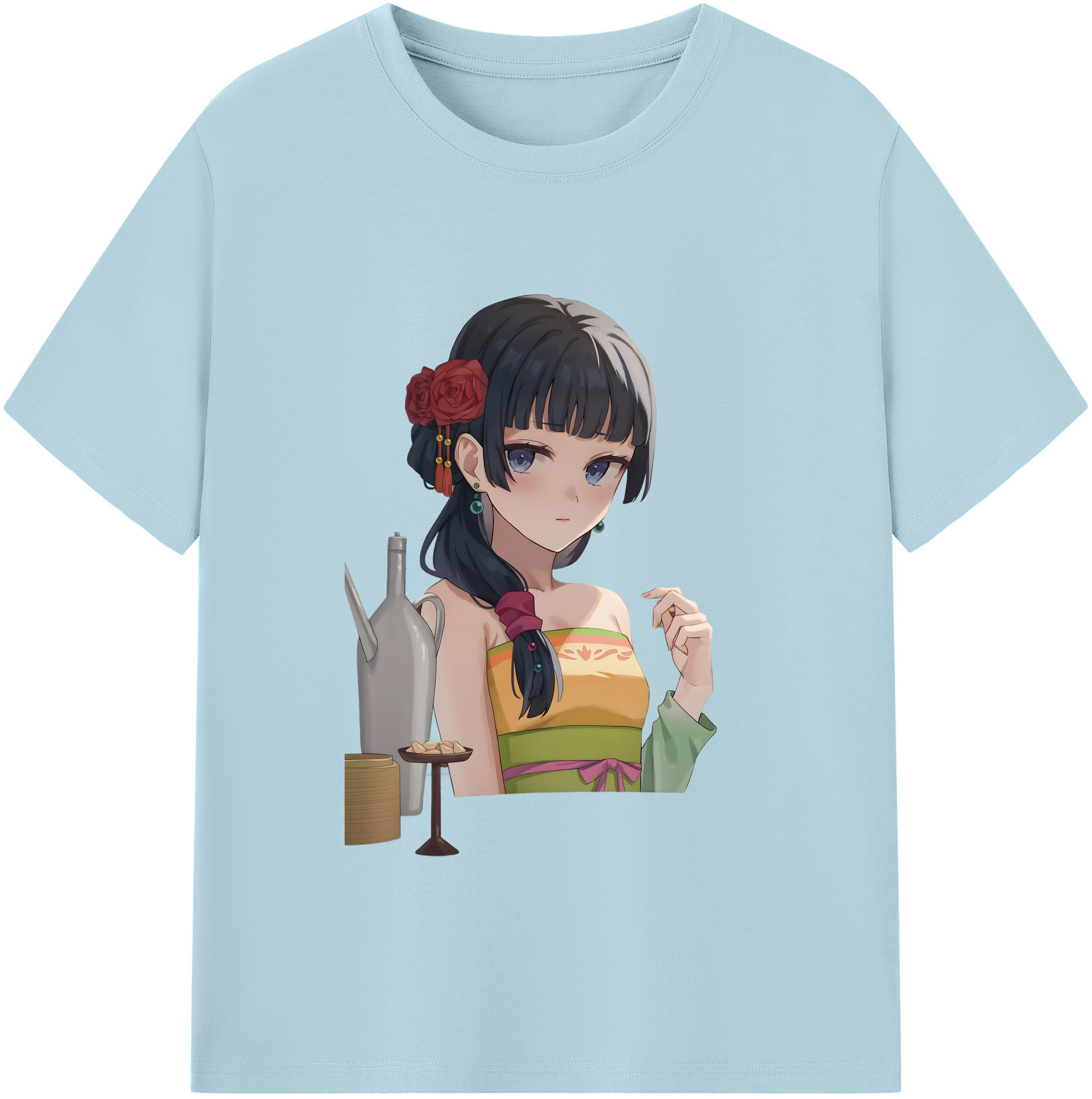（画像用） 薬屋のひとりごと The Apothecary Diaries 綿100％半袖Tシャツ（フロントプリント）